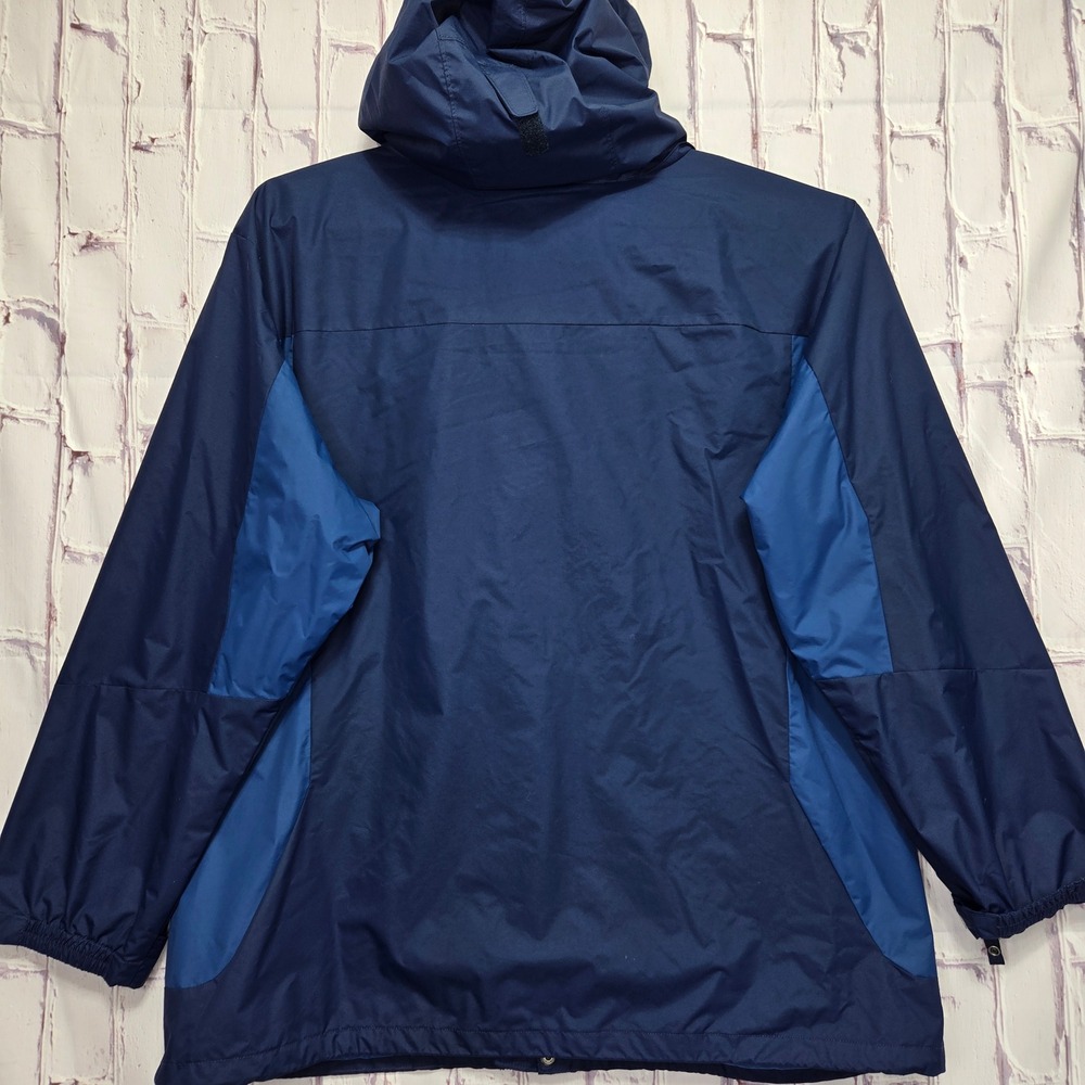 Columbia Interchange 3-in-1 Jacket Mens XXL Navy Blue Waterproof Shell Fleece - Picture 7 of 16